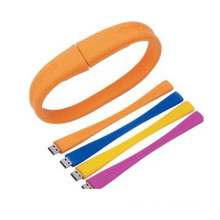 Fashionable Customized Silicon Rubber USB Wrist Band